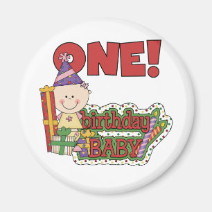 Meisje Verjaardag Baby Tshirts en geschenken Magneet