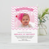 Meisje verjaardag bedankkaart kaart (Staand voorkant)