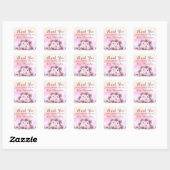 Meisje Verjaardag Bedankt Sticker Lief Feestje (Vel)