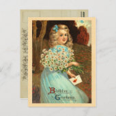  Meisje Verjaardag Briefkaart (Voorkant / Achterkant)