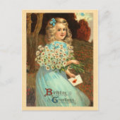  Meisje Verjaardag Briefkaart (Voorkant)