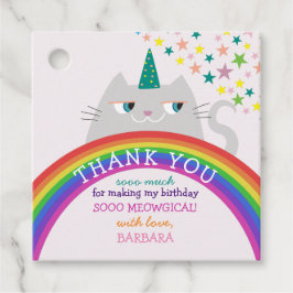 Meisje Verjaardag Dank u Bedankjes Labels