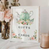 Meisje Verjaardag Par-Tea Party Cadeaus en Kaarten Poster