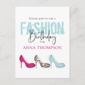 Meisje Verjaardagsfeest Cool Sjabloon Briefkaart (Voorkant)