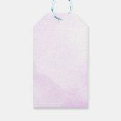 Meisje Verjaardagsfeestje Onder De Zee Cadeaulabel (Achterkant)