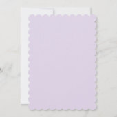 Meisje verjaardagsfeestje uitnodiging. Waterverf u Kaart (Achterkant)