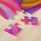 Meisje verkleed als eenhoorn legpuzzel (Zijkant)