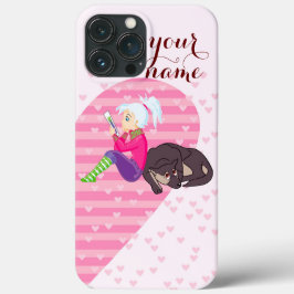 Meisje verliefd Case-Mate iPhone case