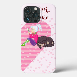 Meisje verliefd Case-Mate iPhone case