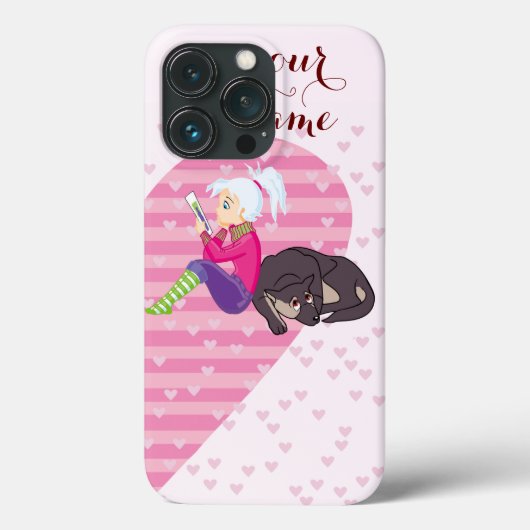 Meisje verliefd Case-Mate iPhone case (Achterkant)