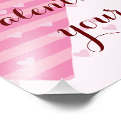 Meisje verliefd foto afdruk (Hoek)