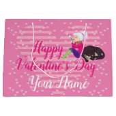 Meisje verliefd groot cadeauzakje (Voorkant)