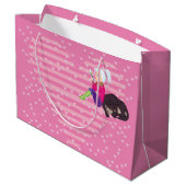 Meisje verliefd groot cadeauzakje (Achterkant Gekanteld)