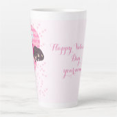 Meisje verliefd latte mok (Voorkant)