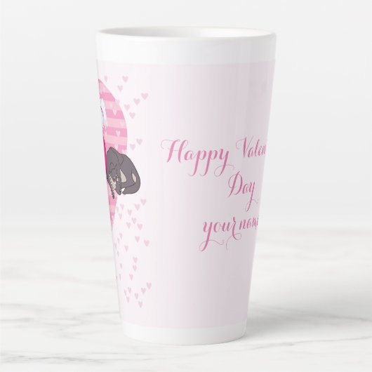 Meisje verliefd latte mok (Voorkant)