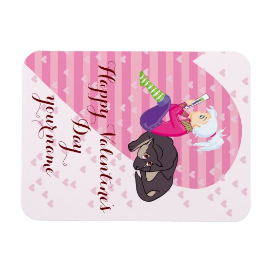 Meisje verliefd magneet (Horizontaal)