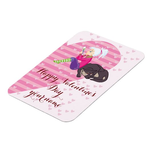 Meisje verliefd magneet (Linkerzijde)