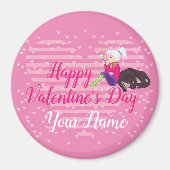 Meisje verliefd magneet (Voorkant)