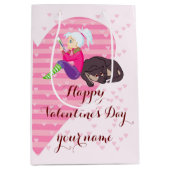 Meisje verliefd medium cadeauzakje (Voorkant)