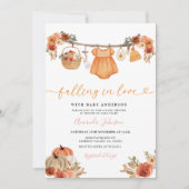 Meisje verliefd op kleding Baby shower Kaart (Voorkant)