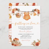 Meisje verliefd op kleding Baby shower Kaart (Voorkant / Achterkant)