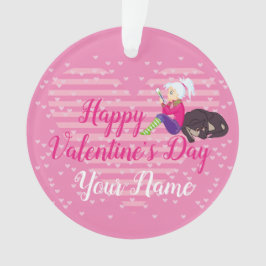 Meisje verliefd ornament