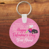 Meisje verliefd sleutelhanger (Voorkant)