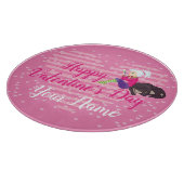 Meisje verliefd snijplank (Hoek)