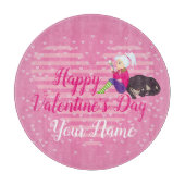 Meisje verliefd snijplank (Voorkant)