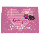 Meisje Verliefd zijn Groot Cadeauzakje (Voorkant)