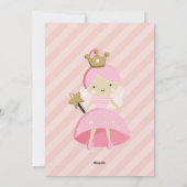 Meisje verloor de eerste Tooth Kaart. Tooth Fairy  Feestdagenkaart (Achterkant)