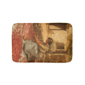 Meisje Verpakking Kersen in de Provence (Frankrijk Badmat (Voorkant)