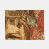 Meisje Verpakking Kersen in de Provence (Frankrijk Deurmat (Voorkant)