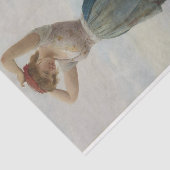 Meisje verzamelen van kiezels en zeeschelpen op he tissuepapier (Detail)