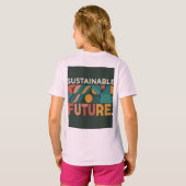 Meisje vindt het leuk om een grinnikmeester T-shir T-shirt (Achterkant volledig)