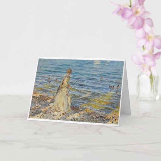 Meisje Vist, Sargent 1913 Kaart (Orchidee)