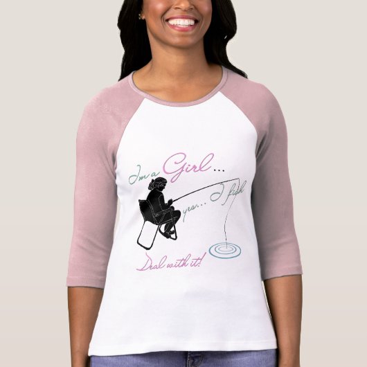 Meisje Vist Vertaling Vist Gear T-shirt (Voorkant)