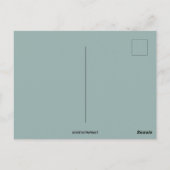 meisje voeden kalkoenen Thanksgiving Briefkaart (Achterkant)