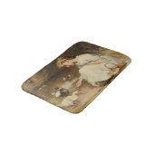 Meisje Voedende Eenden (door Frederick Morgan) Badmat (Gekanteld)