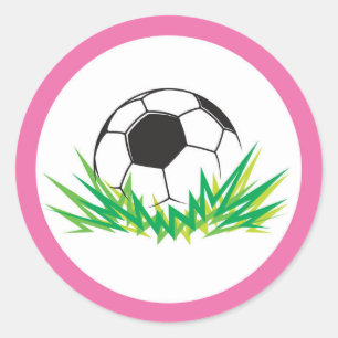 Meisje Voetbal Party Stickers