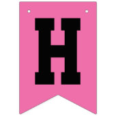 Meisje Voetbal Verjaardagsfeestje Pennant Banner (Tweede vlag)