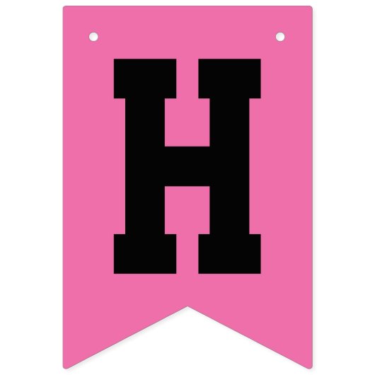 Meisje Voetbal Verjaardagsfeestje Pennant Banner (Tweede vlag)