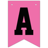 Meisje Voetbal Verjaardagsfeestje Pennant Banner (Derde vlag)