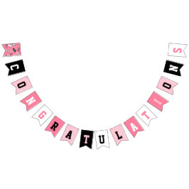 Meisje Voetballer verjaardagsfeestje meisjesroze Vlaggetjes