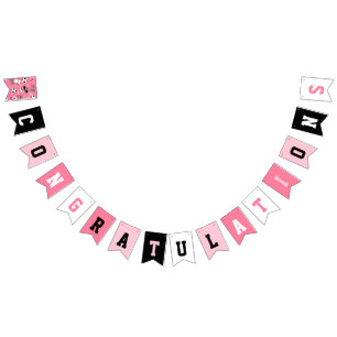 Meisje Voetballer verjaardagsfeestje meisjesroze Vlaggetjes