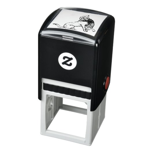 meisje vrouw  zelfinktende stempel (Product)