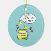 Meisje was jij alleen? Kerst ornament (Links)