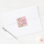 Meisje Watermelon Baby shower Favor Stickers (Envelop)