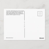 Meisje Waterskiën Mooie Guitar Art Briefkaart (Achterkant)