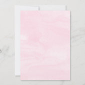 Meisje Waterverf olifant auto rijden met het Baby  Kaart (Achterkant)